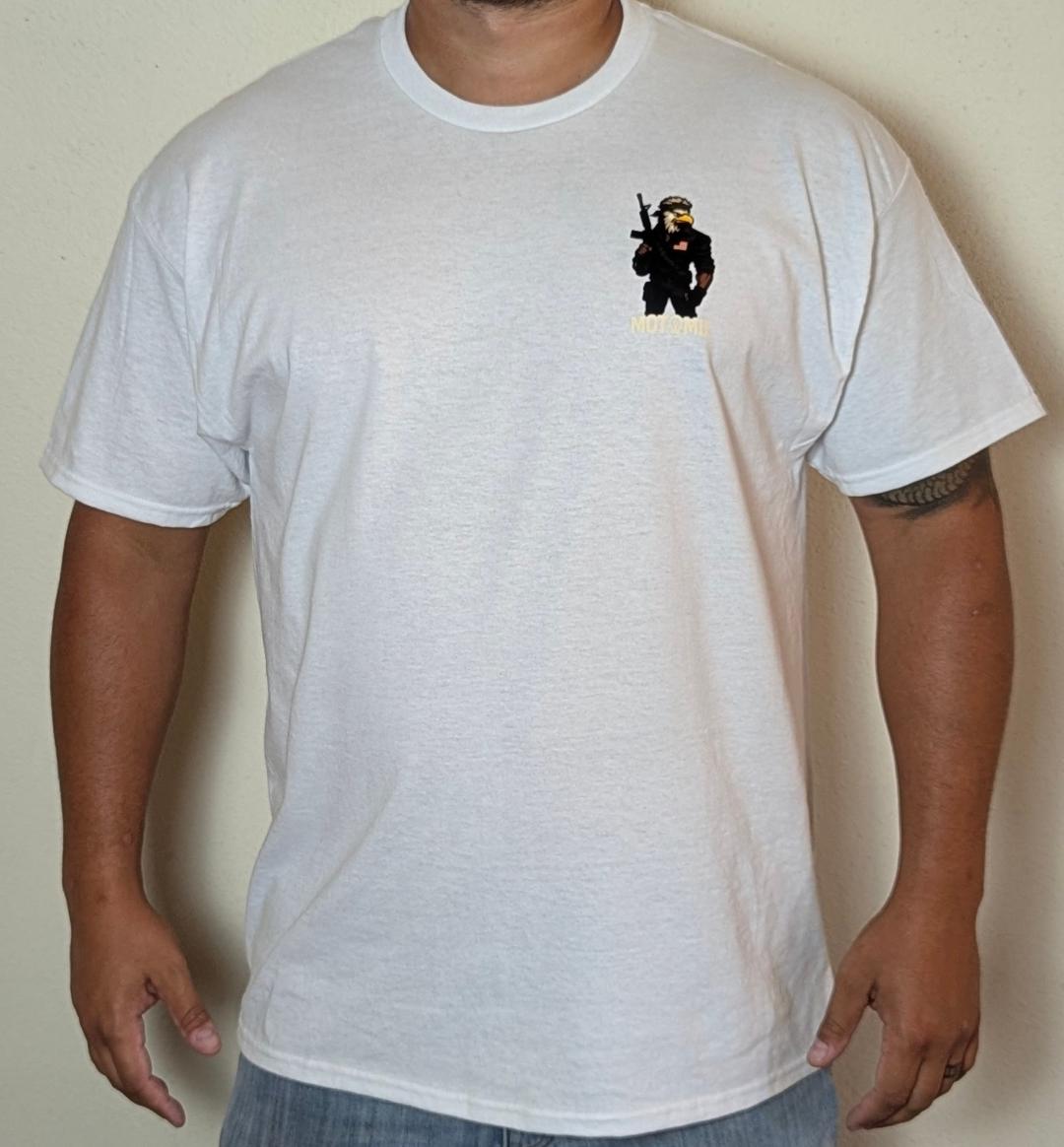 In The Shadow Of Giants, We Serve Launch T-Shirt